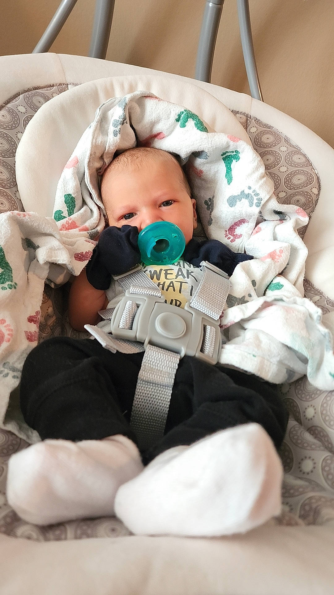 Jackson joined the competition — help win amazing prizes! baby, baby_carriage, baby_in_car_seat, baby_products, baby_safety, baby_sleeping, baby_toddler_clothing, bedtime, cheek, child, comfort, eye, head, infant_bed, linens, person, product, sitting, skin, textile