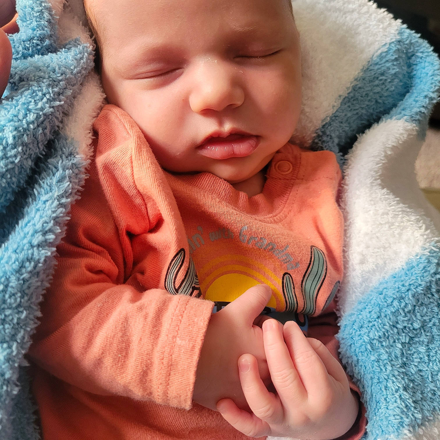 Jackson joined the competition — help win amazing prizes! baby, baby_toddler_clothing, comfort, cool, ear, eyelash, finger, gesture, hand, happy, iris, nail, neck, nose, organ, person, skin, sleeve, textile, thumb