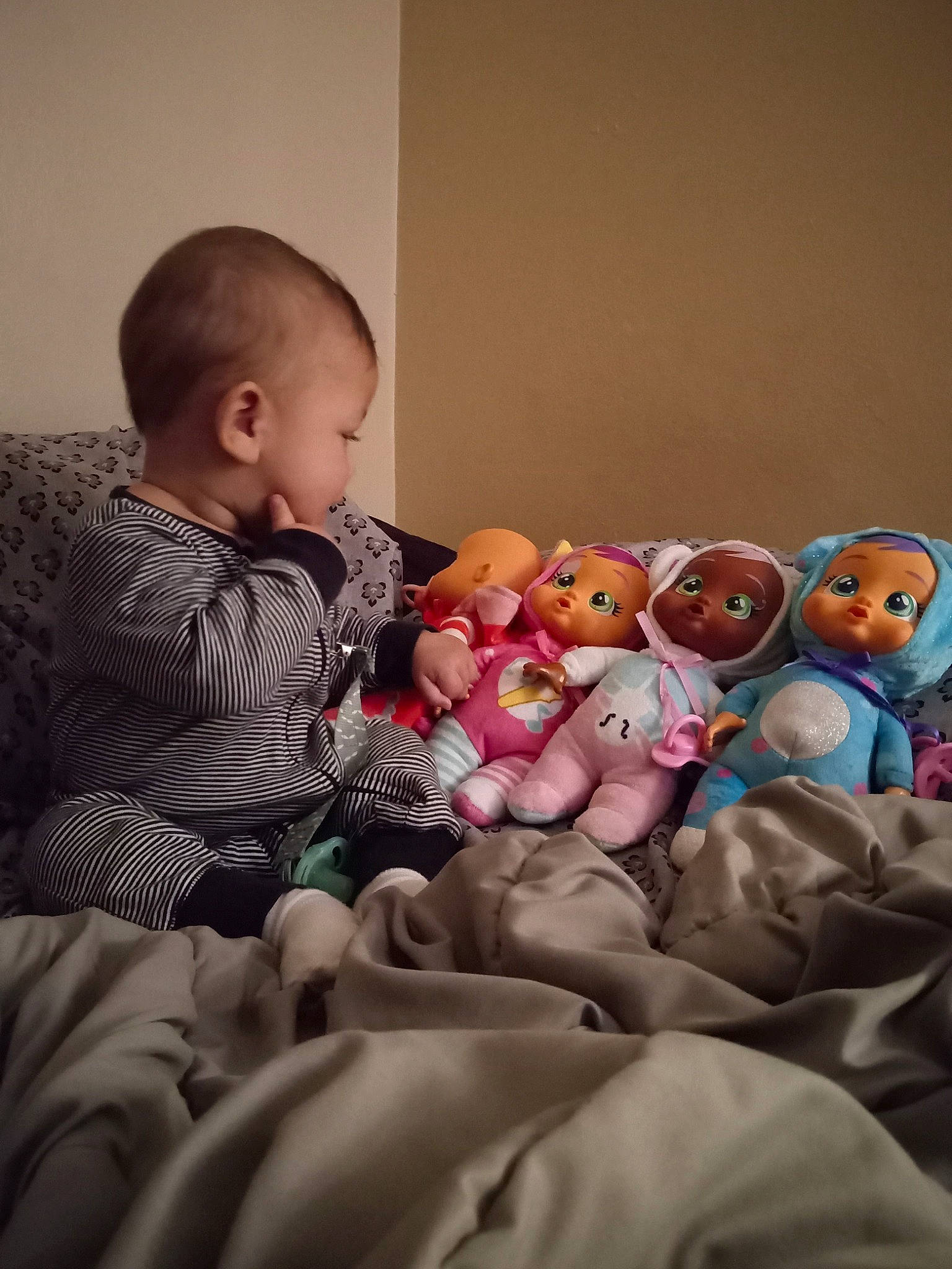 Roman joined the competition — help win amazing prizes! art, baby, baby_toys, cheek, child, comfort, doll, facial_expression, fun, happy, linens, person, room, sitting, skin, stuffed_toy, teddy_bear, textile, toddler, toy
