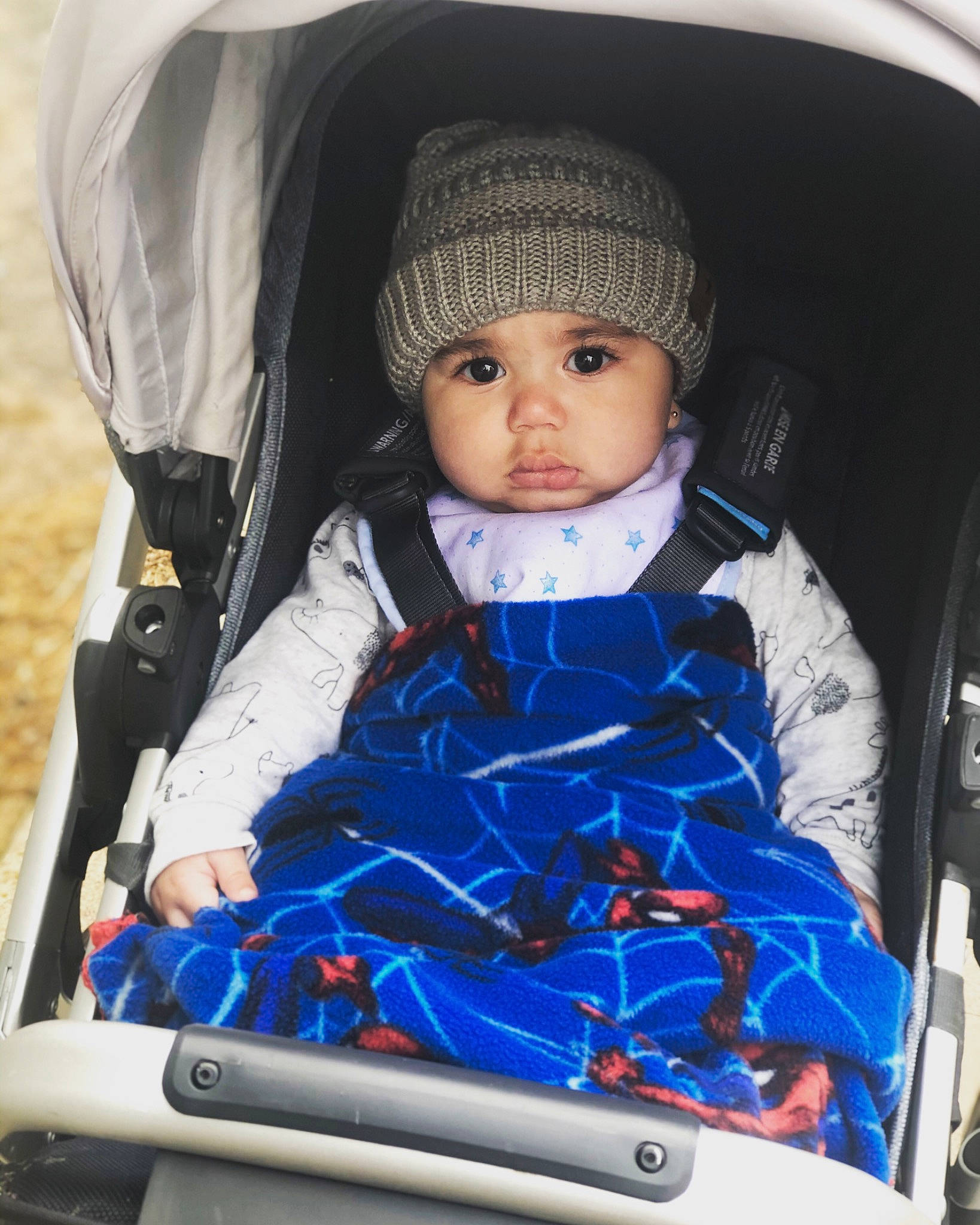 Amarii is registered to the contest to win money with this photo: auto_part, baby, baby_carriage, baby_in_car_seat, baby_products, car, car_seat, car_seat_cover, child, doll, family_car, headwear, person, product, seat_belt, toddler, toy, vehicle