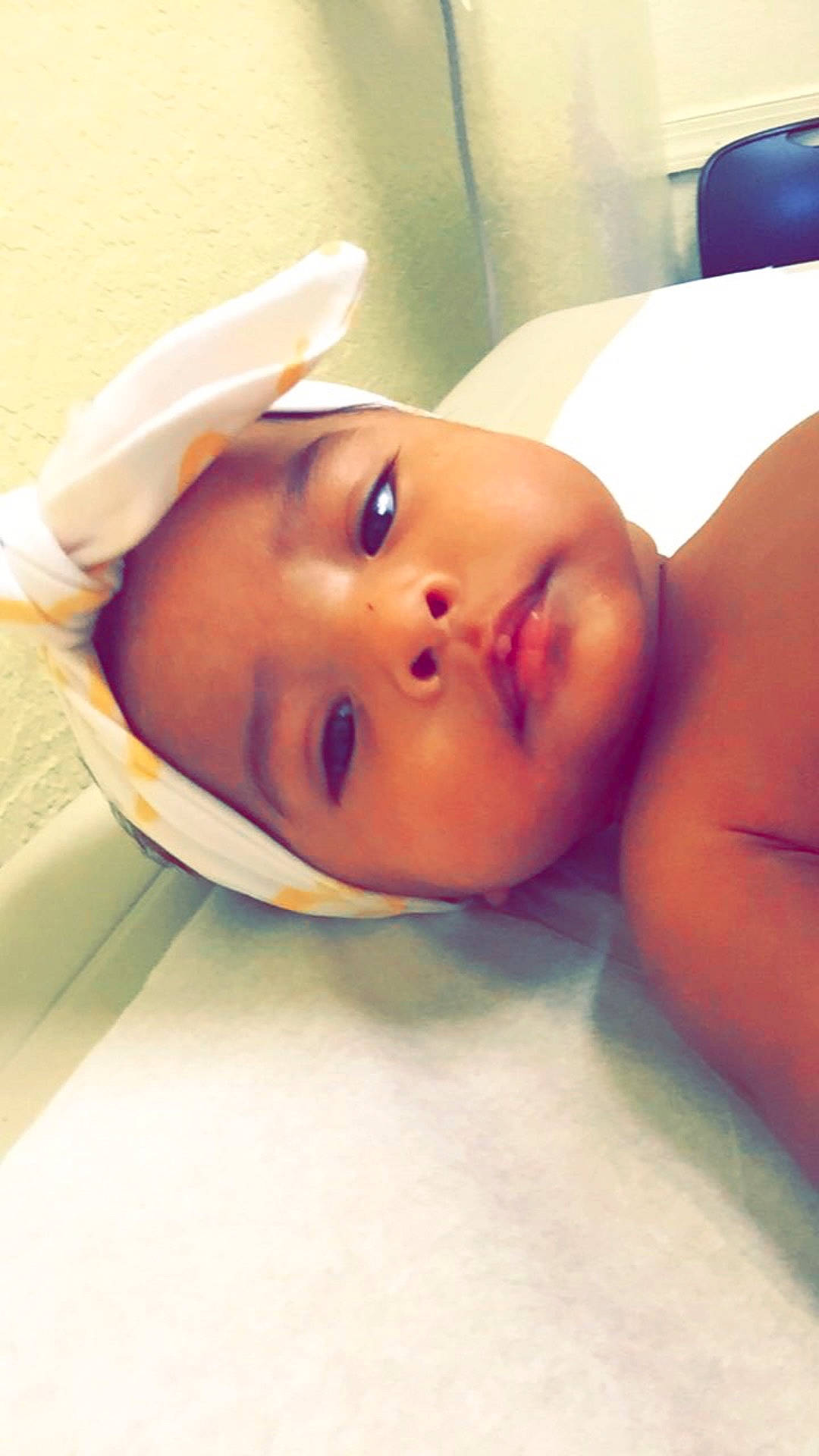 Juliet is registered to the contest to win money with this photo: cheek, child, chin, close_up, ear, face, finger, hand, head, infant, lip, mouth, person, skin, toddler