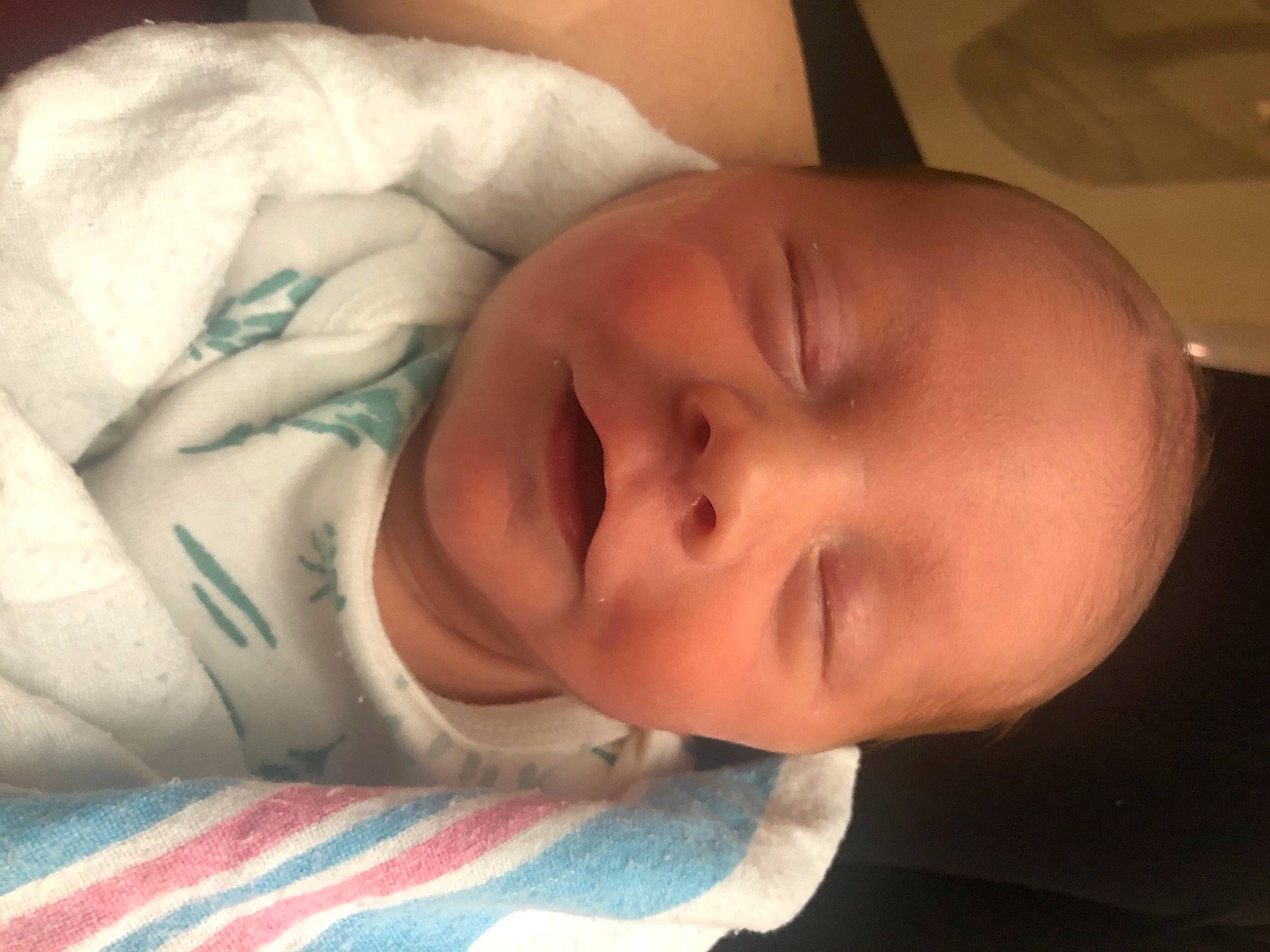 Cashton is registered to the contest to win money with this photo: baby, baby_toddler_clothing, bedtime, cheek, child, chin, comfort, ear, eyebrow, eyelash, finger, forehead, hair, human_body, iris, lip, mouth, nose, person, skin