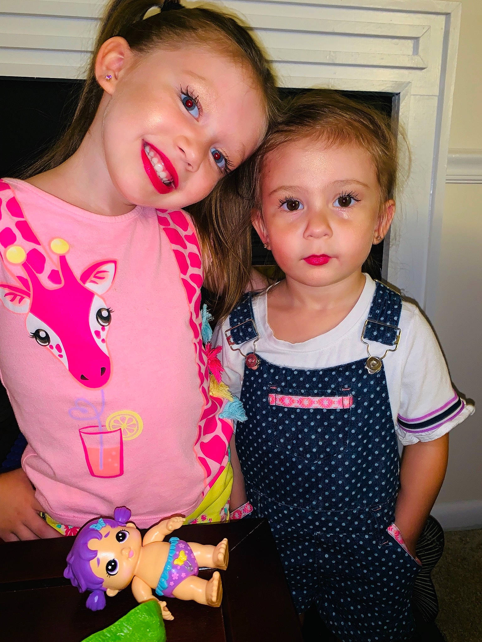 Emma Grace is registered to the contest to win money with this photo: baby_toddler_clothing, child, daughter, family, happy, iris, joy, pajamas, person, pink, play, sibling, skin, smile, t_shirt, toddler