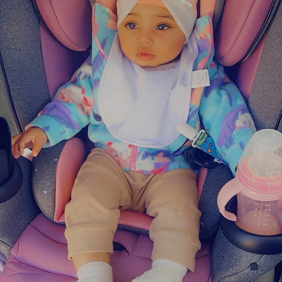 Kalliope joined the competition — help win amazing prizes! baby, bonnet, cap, clothing, coat, costume, cushion, face, footwear, glove, hat, head, homedecor, hosiery, person, photography, portrait, purple, shoe, sock