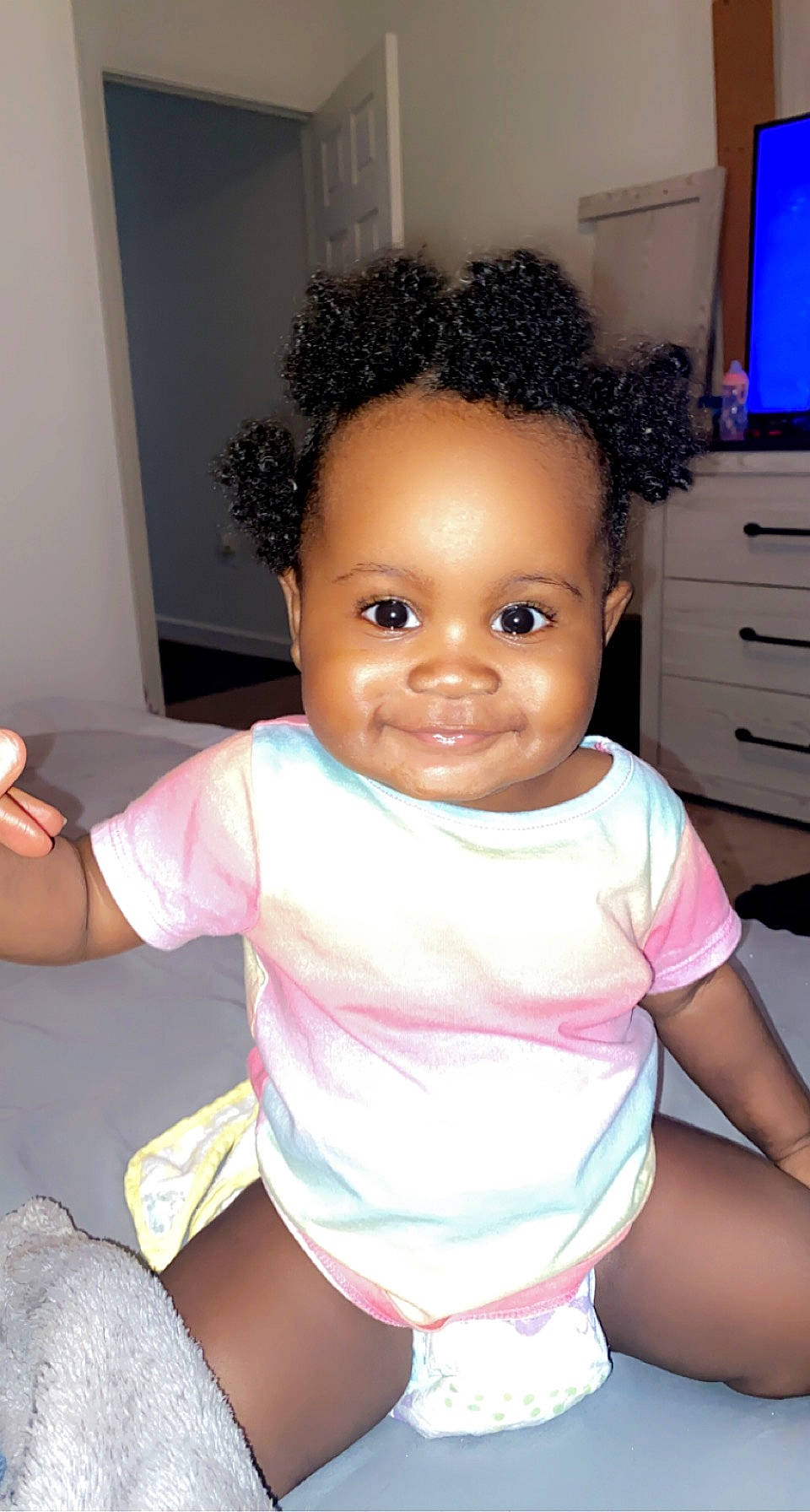 Arionna joined the competition — help win amazing prizes! cabinetry, cheek, chin, eye, eyebrow, eyelash, face, gesture, hair, hairstyle, hand, head, human_body, iris, joint, joy, lip, organ, person, pink