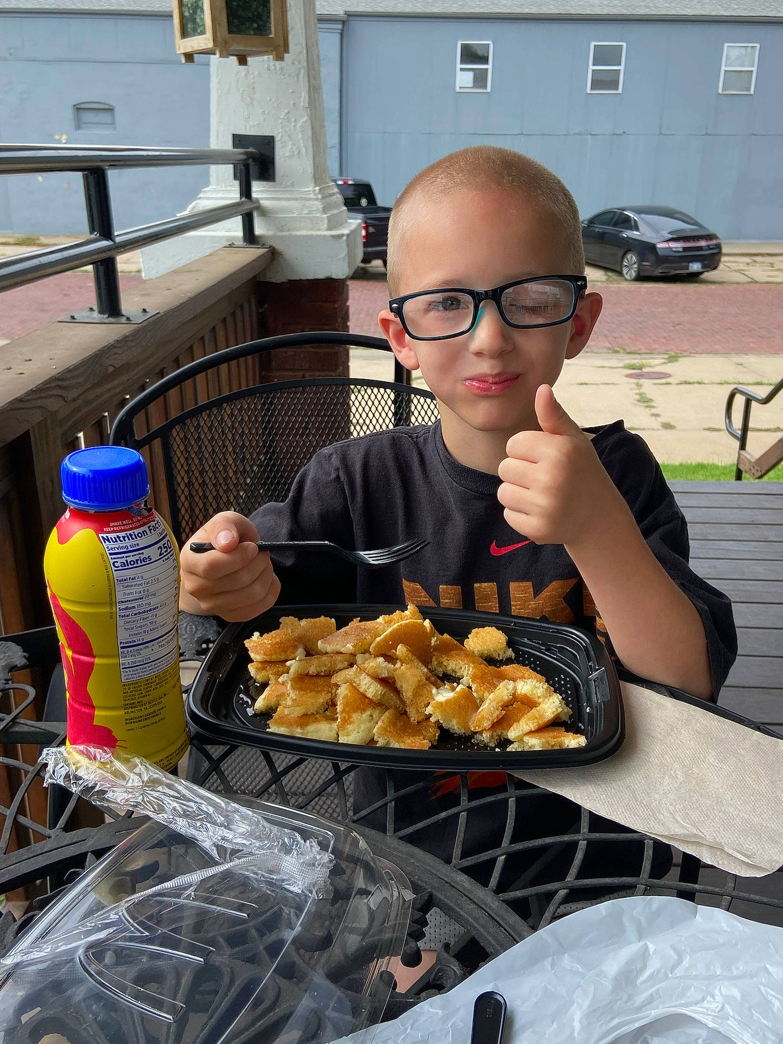 Leland joined the competition — help win amazing prizes! bottle, chair, cooking, cuisine, dish, eyewear, fast_food, finger_food, food, food_craving, gas, glasses, ingredient, junk_food, person, plastic_bottle, recipe, tableware, water_bottle, wheel