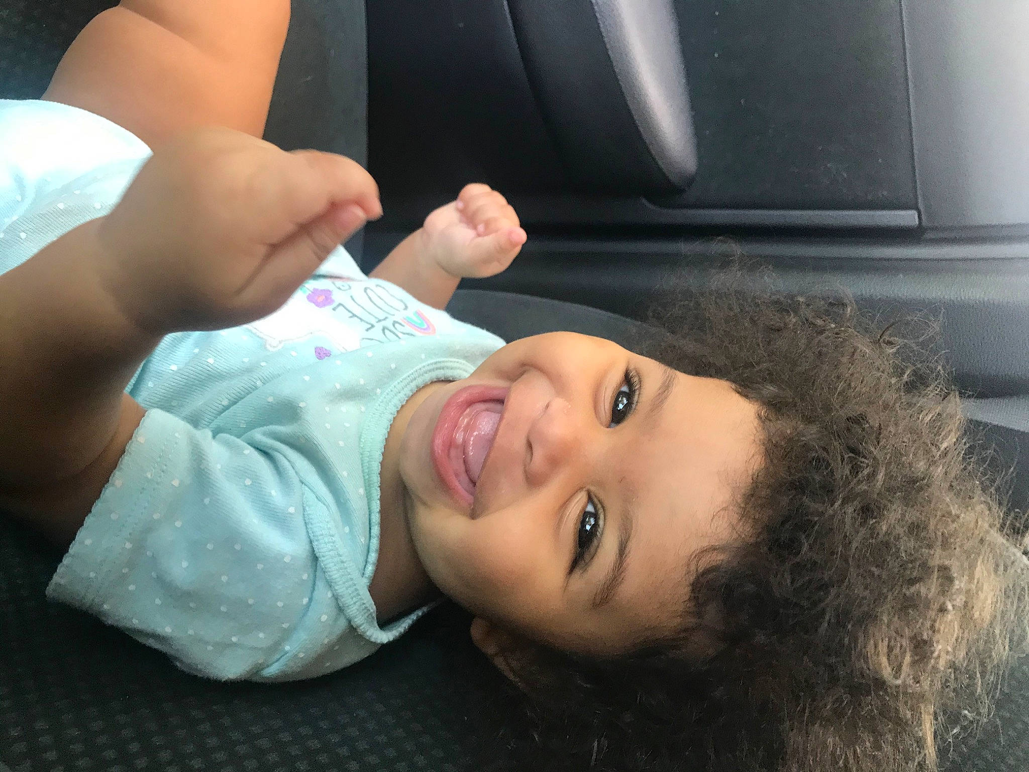 Myah is registered to the contest to win money with this photo: arm, black_hair, child, ear, eye, face, finger, hand, head, joy, mouth, muscle, neck, nose, person, skin