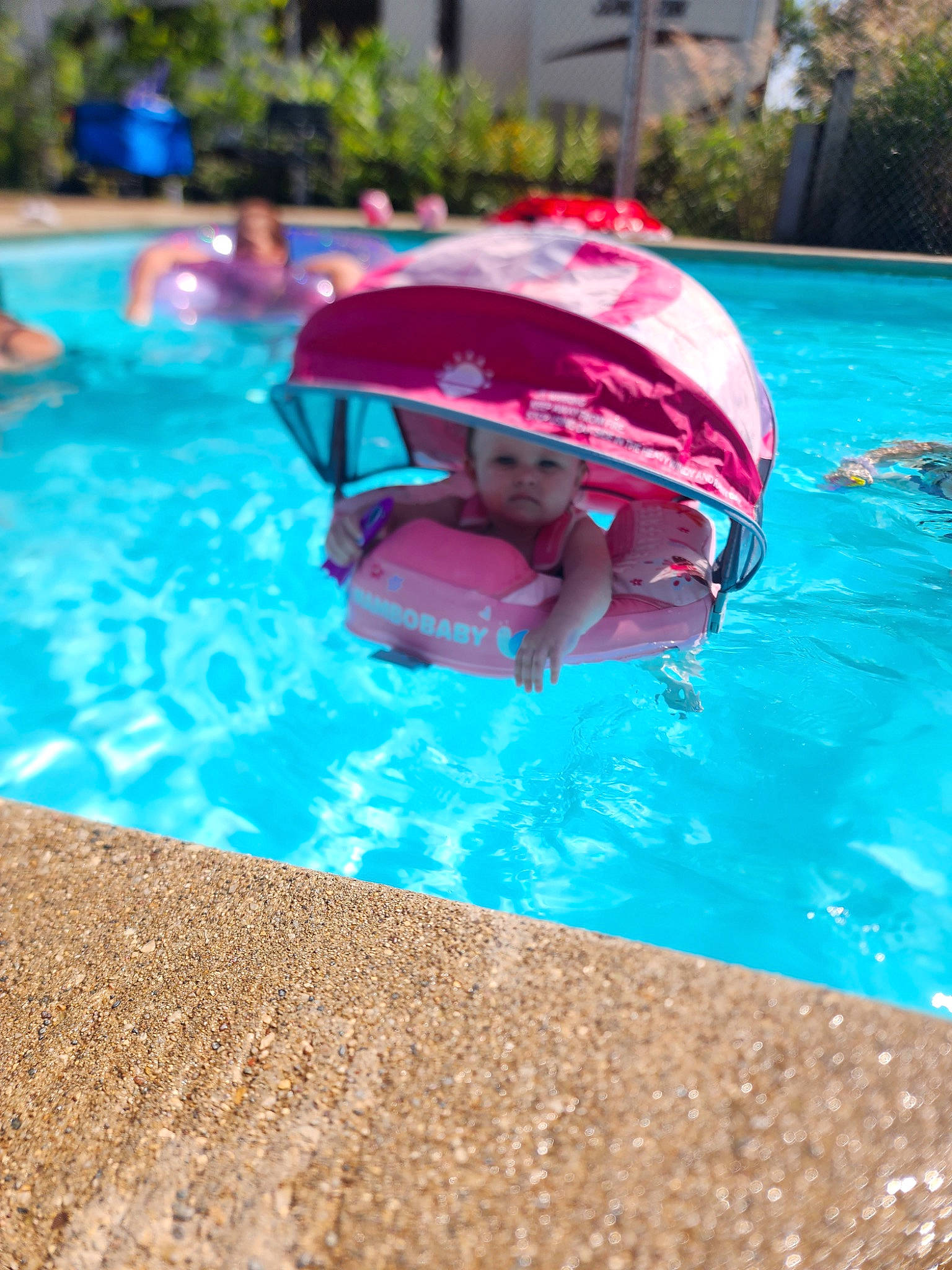 Alexandria joined the competition — help win amazing prizes! aqua, azure, bathing, cap, electric_blue, fashion_accessory, fun, games, goggles, hat, headwear, leisure, leisure_centre, person, personal_protective_equipment, plant, recreation, resort_town, swimming_pool, tree