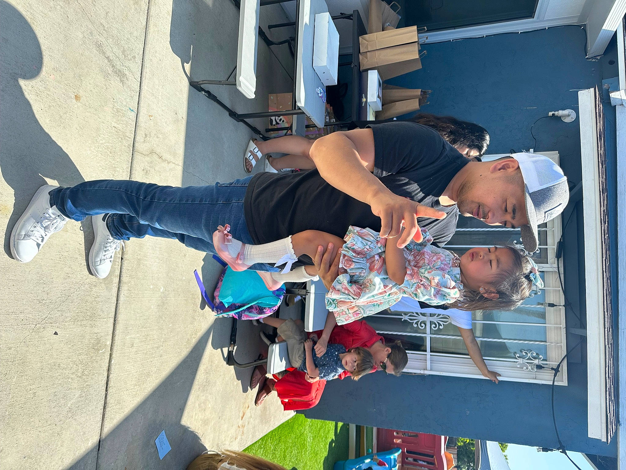 Nichole Love joined the competition — help win amazing prizes! elbow, electric_blue, engineering, fun, hat, headwear, human_leg, leisure, outdoor_shoe, person, recreation, shoe, sneakers, t_shirt, thigh, walking_shoe