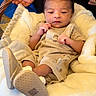 Rudra joined the competition — help win amazing prizes! baby, infant, basket, blanket, clothing, footwear, hand, person, portrait, indoors, soft_texture, cozy, newborn, cute, resting, small, child, warm, fabric, seated