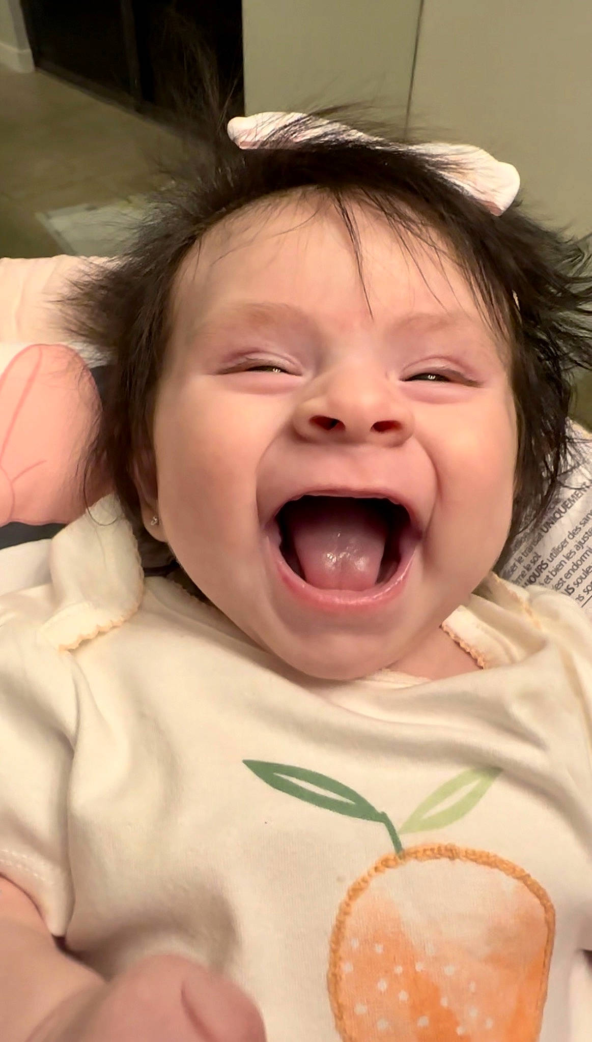 Giselle joined the competition — help win amazing prizes! baby, cheek, child, chin, comfort, ear, eye, eyebrow, gesture, happy, iris, jaw, lip, mouth, nose, person, skin, smile, toddler, tongue