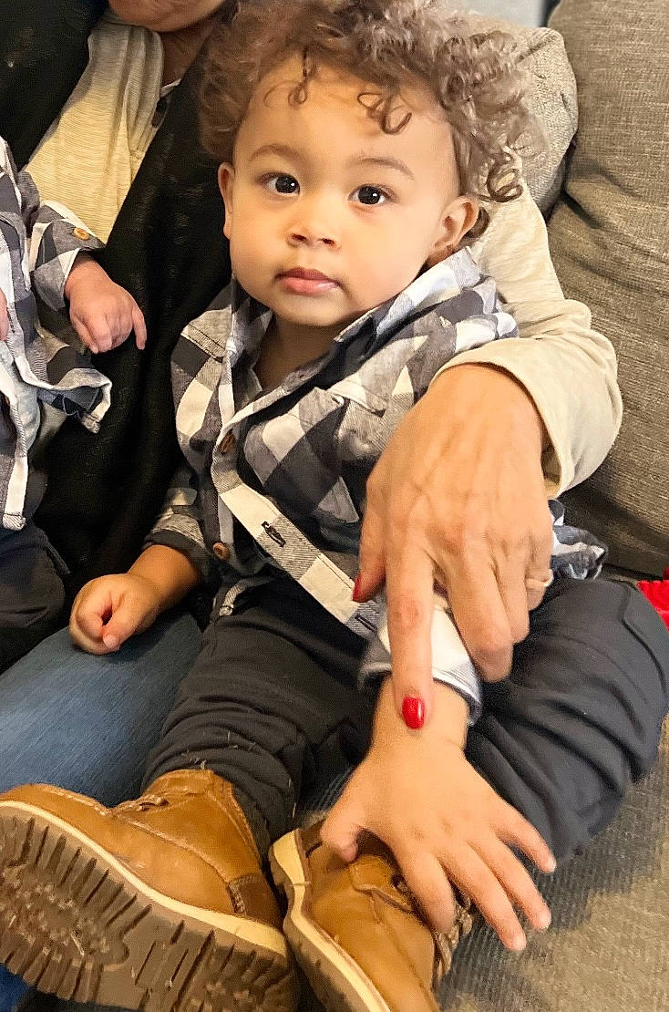 Kaiden joined the competition — help win amazing prizes! baby, baby_toddler_clothing, cheek, child, comfort, finger, flooring, fun, hand, happy, human, leg, people, person, photograph, sitting, skin, snapshot, thumb, toddler