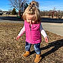 child, clothing, coat, face, female, girl, grass, head, jacket, nature, outdoorplayarea, outdoors, pants, park, person, photography, plant, playarea, portrait, walking