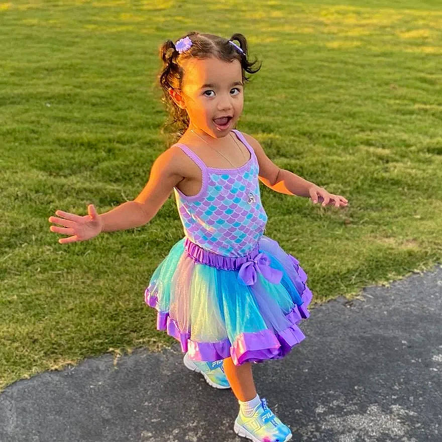 Kailani joined the competition — help win amazing prizes! asphalt, baby_toddler_clothing, ballet_tutu, costume, electric_blue, event, fun, grass, grassland, happy, leisure, magenta, pattern, people_in_nature, person, pink, plant, purple, recreation, smile