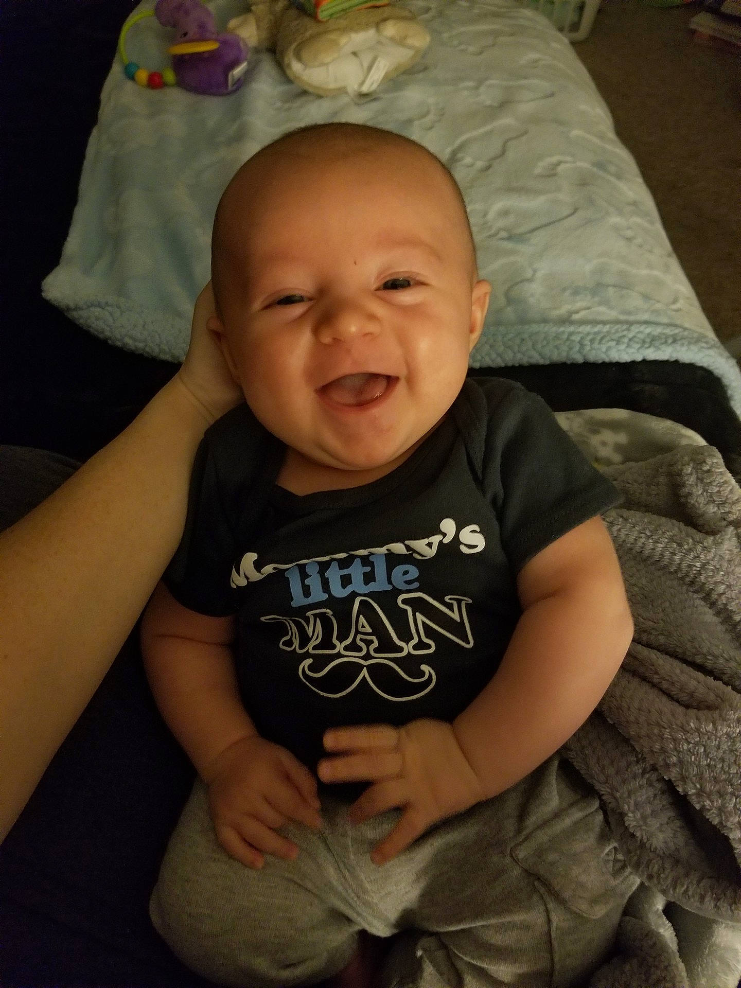 Jacob joined the competition — help win amazing prizes! arm, boy, cheek, child, cool, day, eye, facial_expression, finger, hand, head, infant, mouth, person, product, sitting, skin, smile, t_shirt, toddler