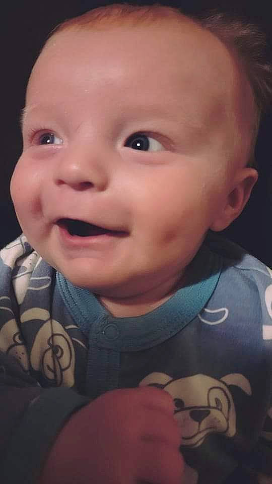 Leland joined the competition — help win amazing prizes! baby, cheek, chin, ear, eyebrow, eyelash, flash_photography, forehead, gesture, hairstyle, happy, iris, jaw, lip, mammal, mouth, nose, person, skin, sleeve