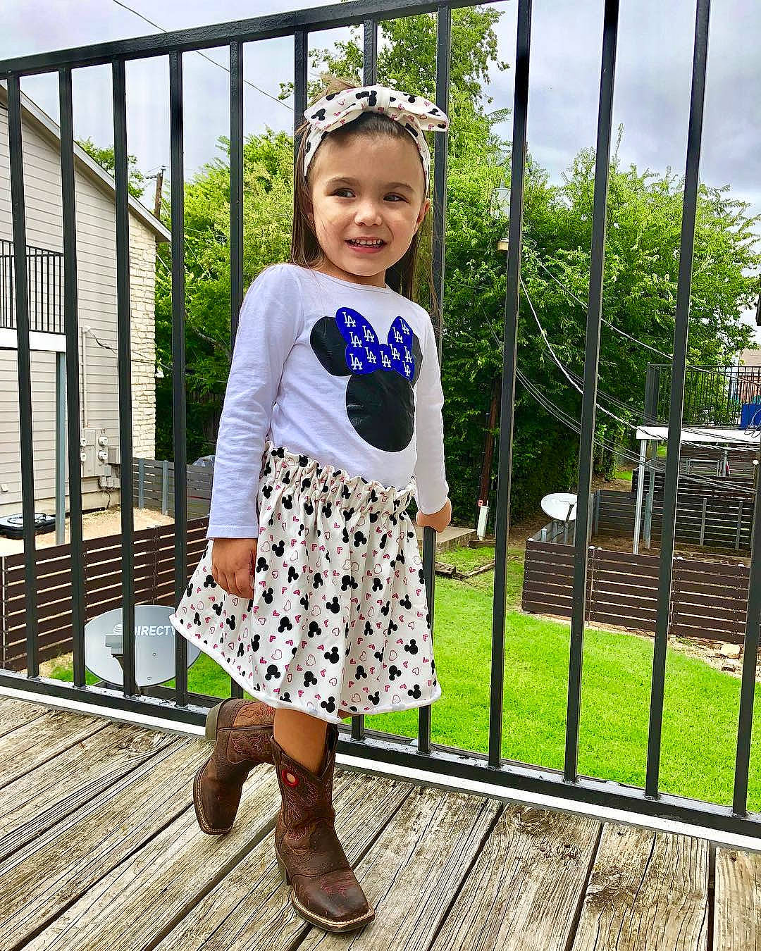 Nyla joined the competition — help win amazing prizes! baby_toddler_clothing, blue, child, child_model, clothing, design, dress, electric_blue, fashion, fawn, footwear, joy, pattern, person, polka_dot, shoe, sleeve, snapshot, street_fashion, toddler
