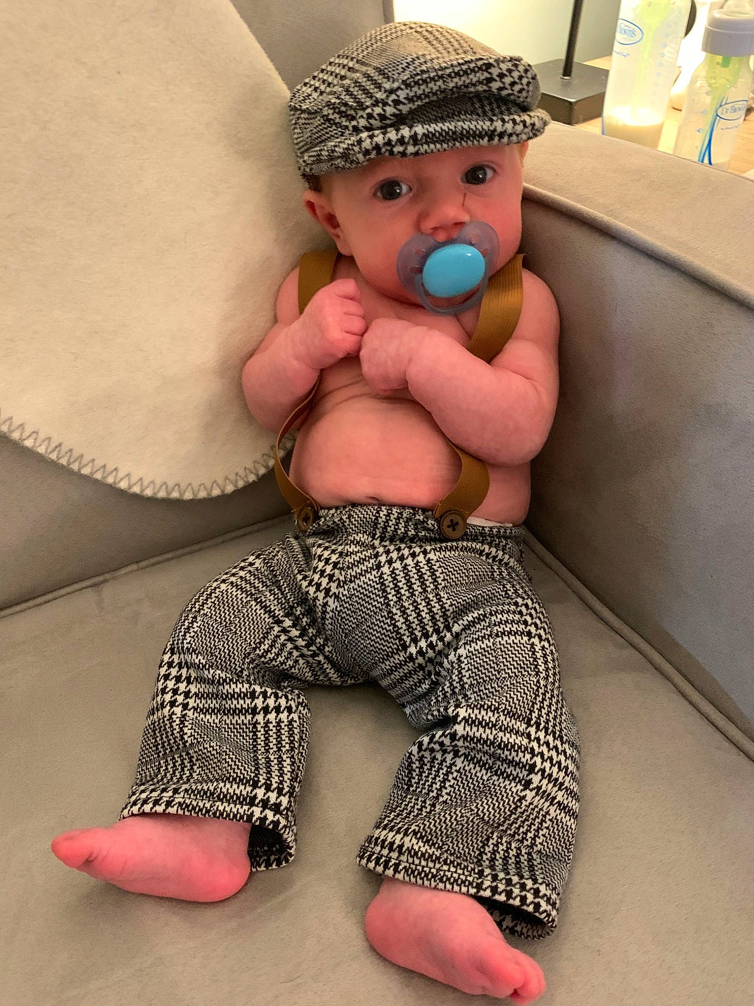 Randall joined the competition — help win amazing prizes! child, hat, toddler, toy