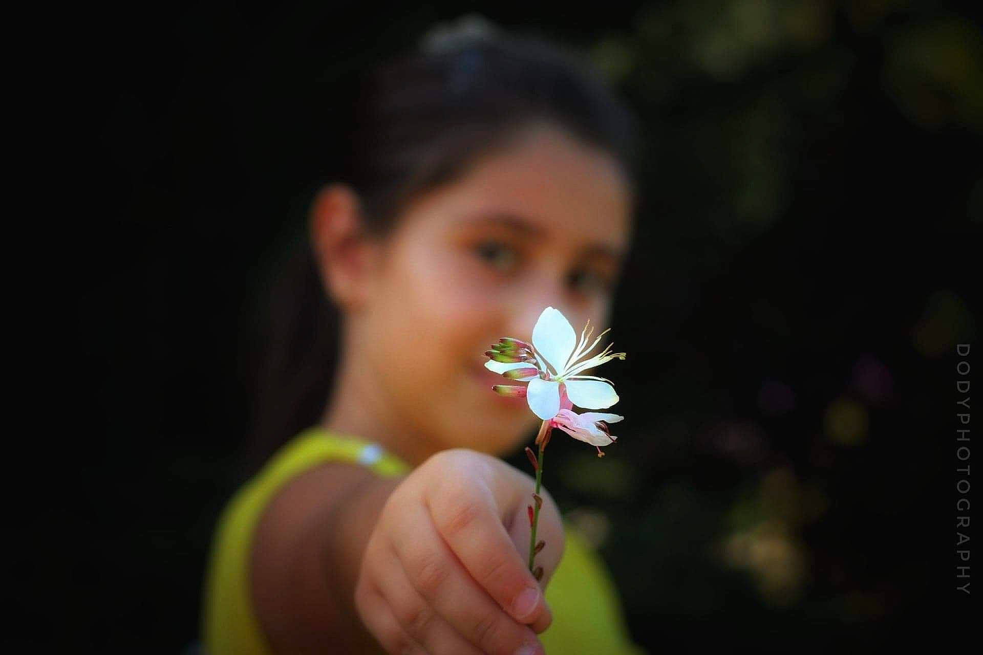 Ceylin a rejoint le concours — aidez-le/la à gagner de superbes lots ! beauty, botany, child, finger, flash_photography, flower, hand, leaf, nail, person, petal, photography, plant, spring, wildflower