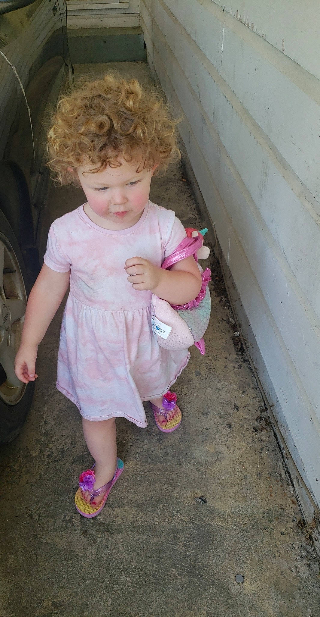 Jayde joined the competition — help win amazing prizes! baby_toddler_clothing, child, person, pink, smile, standing, toddler