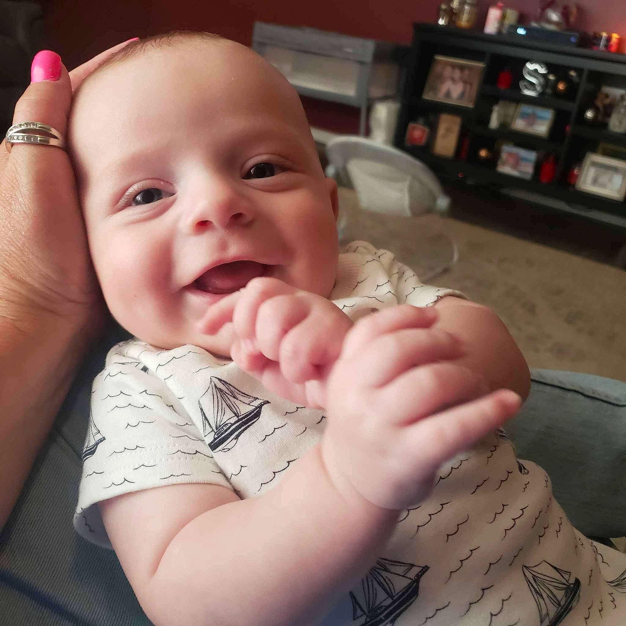Benny joined the competition — help win amazing prizes! arm, baby_toddler_clothing, cheek, chin, ear, eye, eyebrow, eyelash, gesture, hand, happy, head, human_body, iris, lip, mouth, neck, nose, person, skin