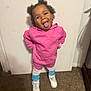 Amiyah is registered to the contest to win money with this photo: baby, babylaughing, child, clothing, coat, face, female, footwear, girl, hair, happy, head, jacket, pants, person, photography, portrait, shoe, sleeve, smile
