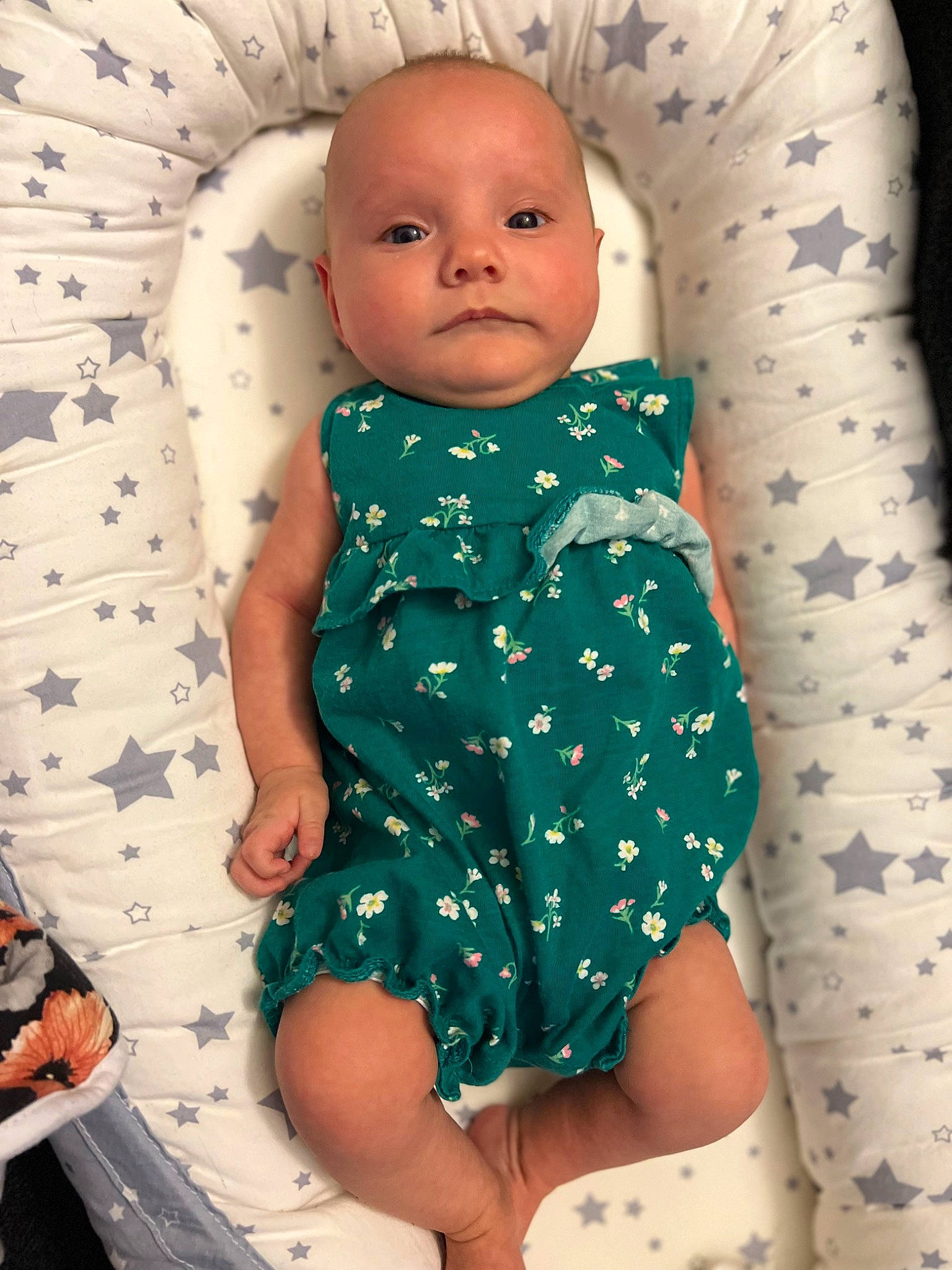 Fiona joined the competition — help win amazing prizes! baby, baby_products, baby_safety, baby_sleeping, baby_toddler_clothing, child, comfort, electric_blue, finger, human_leg, linens, pattern, person, room, sitting, skin, sleeve, sock, textile, thigh