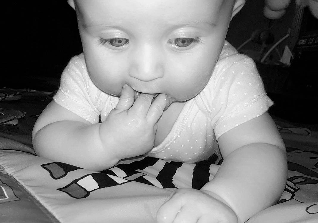 Olivia-rose joined the competition — help win amazing prizes! arm, baby, black, black_and_white, cheek, child, eye, face, hand, head, joy, lip, monochrome, mouth, nose, person, photograph, photography, skin, snapshot