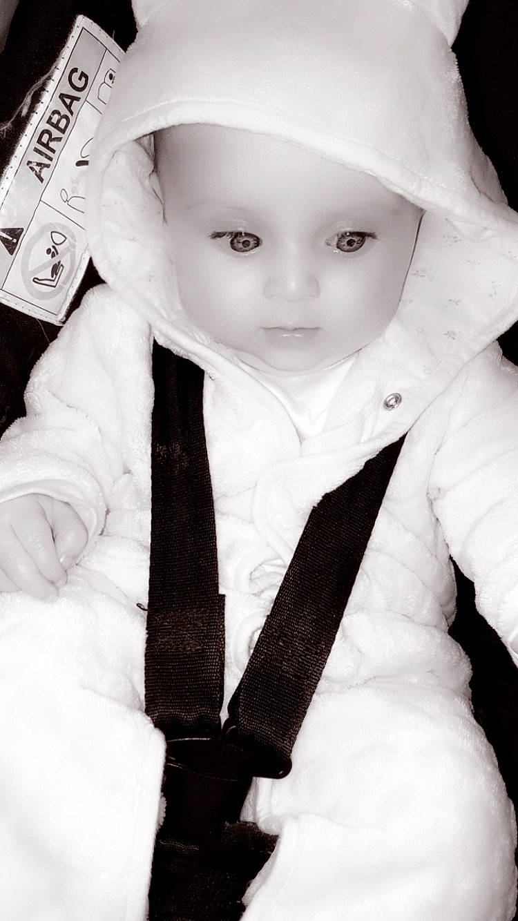 Olivia-rose joined the competition — help win amazing prizes! baby, beauty, black, black_and_white, cheek, child, child_model, eye, face, fur, head, lip, monochrome, monochrome_photography, organ, outerwear, person, photography, skin, toddler