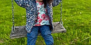 Snezhana joined the competition — help win amazing prizes! casual_clothing, chain, child, cute, daylight, footwear, girl, grass, greenery, happy, jacket, nature, outdoor, park, person, playground, portrait, smiling, swing, wooden_swing