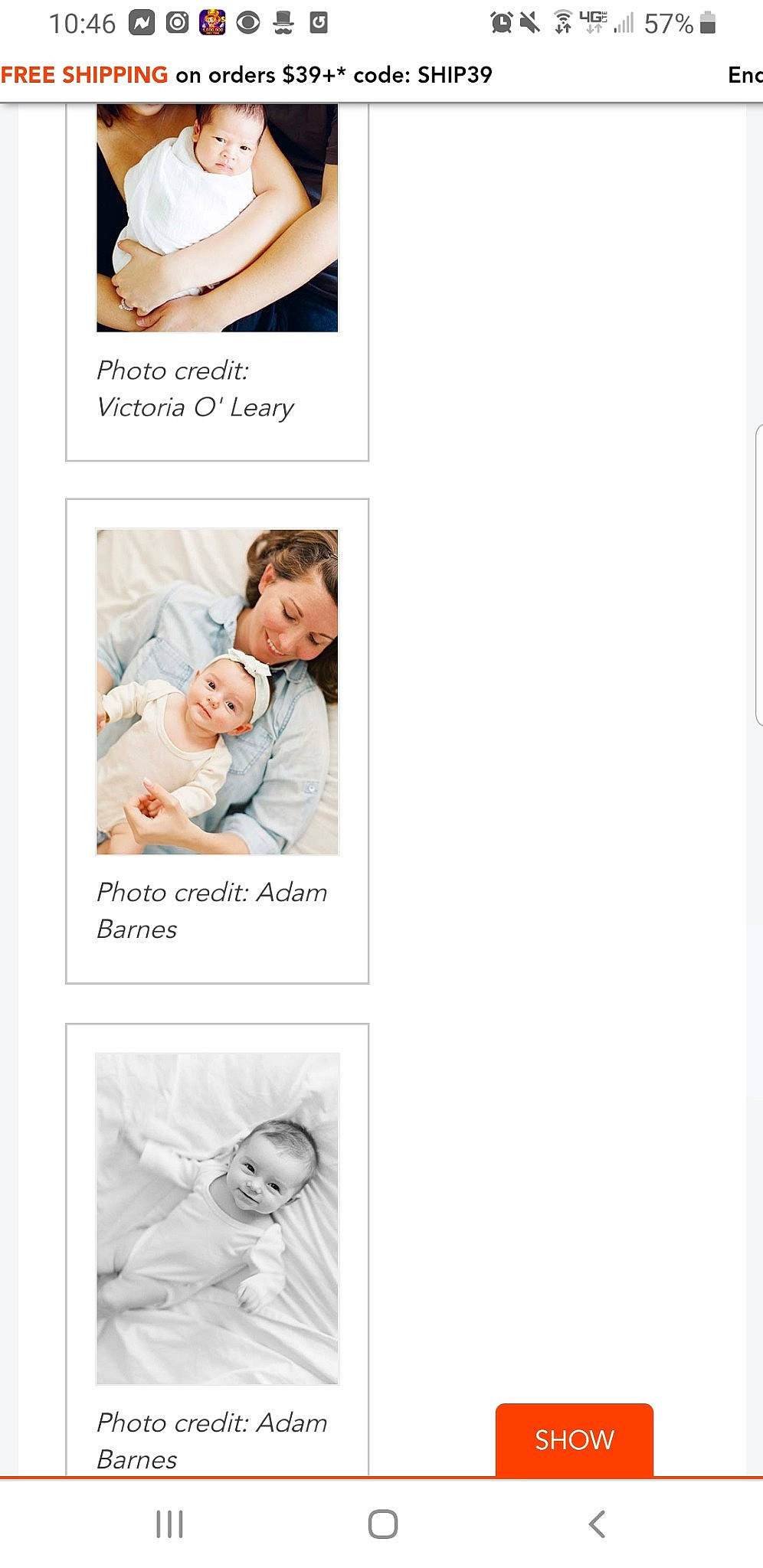 Carly is registered to the contest to win money with this photo: baby, birth, child, headwear, joy, person, photograph, photography, product, text