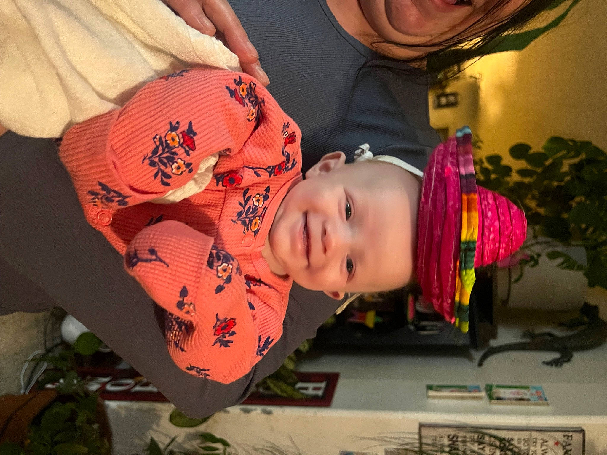 Kaiah Morris joined the competition — help win amazing prizes! baby, baby_toddler_clothing, child, event, flowerpot, fun, happy, hat, houseplant, joy, magenta, pattern, person, pink, plant, skin, toddler, tradition, tree