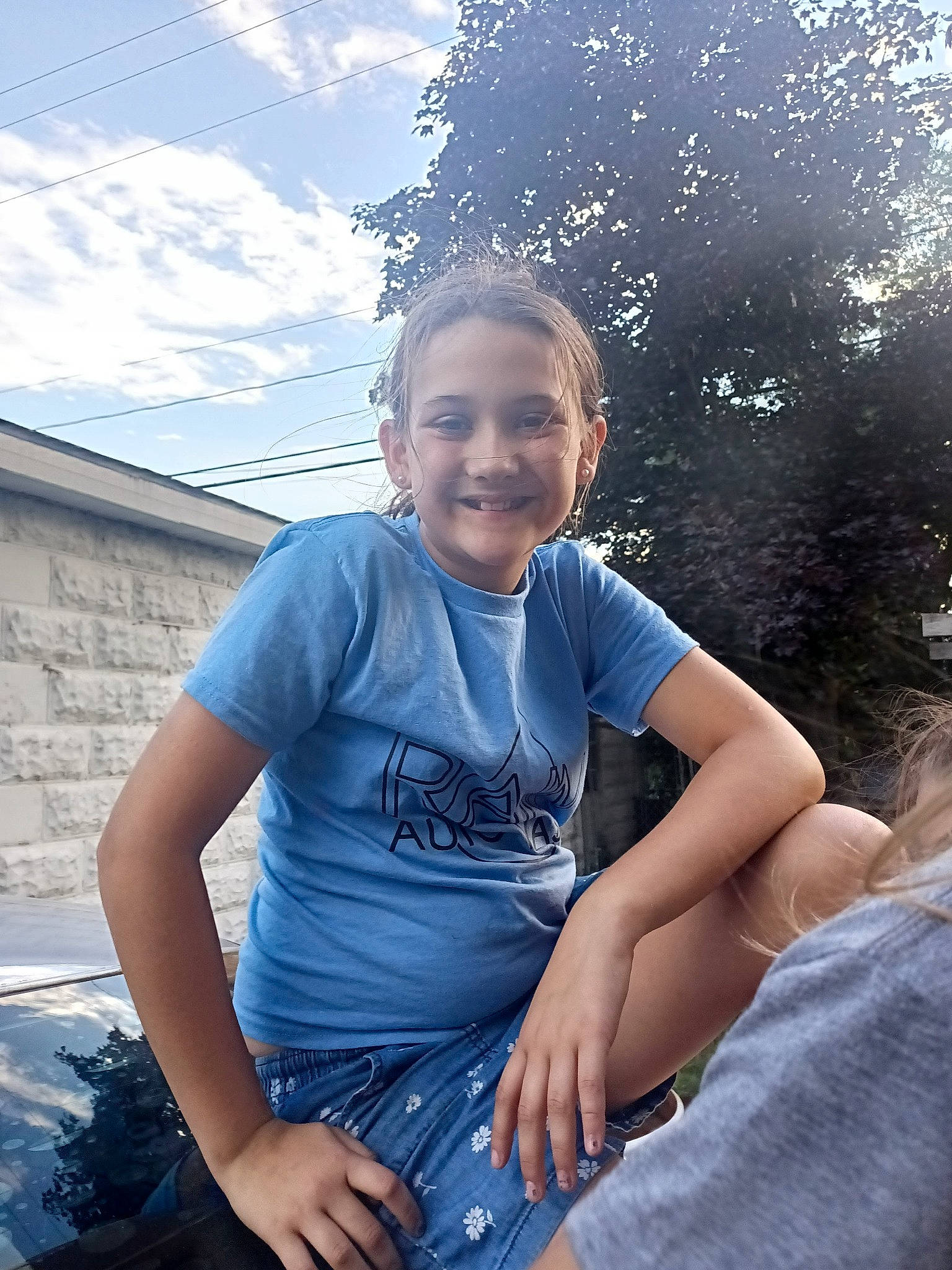 Ellajane is registered to the contest to win money with this photo: black_hair, child, cloud, cool, electric_blue, flash_photography, fun, grass, happy, joy, leisure, people_in_nature, person, recreation, shoulder, sitting, sky, smile, standing, sunlight