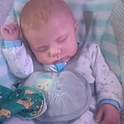 Joey joined the competition — help win amazing prizes! baby, blanket, car_seat, child, closeup, comfort, cozy, cute, face, hand, indoors, infant, pajamas, peaceful, rest, seatbelt, sleeping, soft_lighting, soft_toy, toddler