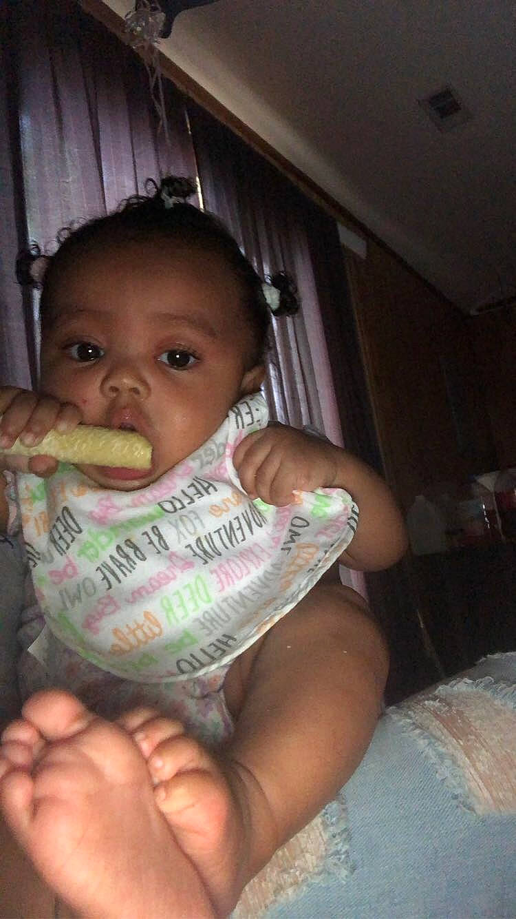 Ayanna joined the competition — help win amazing prizes! baby, cash, child, person, smile, toddler