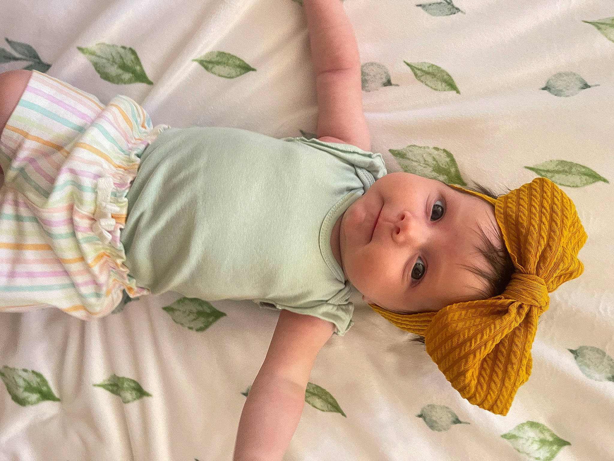 Genevieve is registered to the contest to win money with this photo: baby, baby_products, baby_safety, baby_sleeping, baby_toddler_clothing, bedding, bedtime, child, comfort, happy, head, linens, pattern, person, product, room, skin, sleeve, smile, textile
