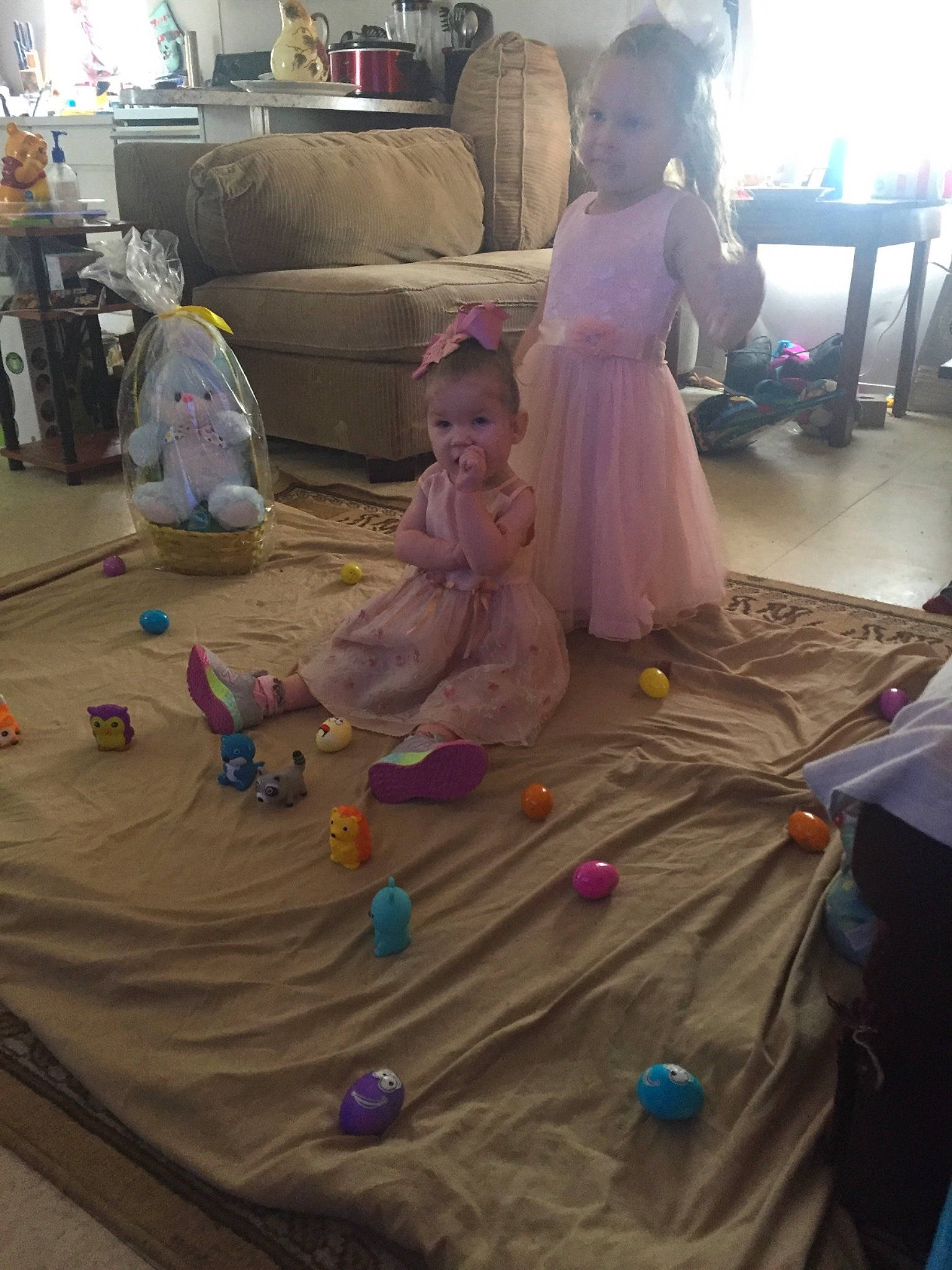Kayelyn Carlock joined the competition — help win amazing prizes! child, dress, floor, person, play