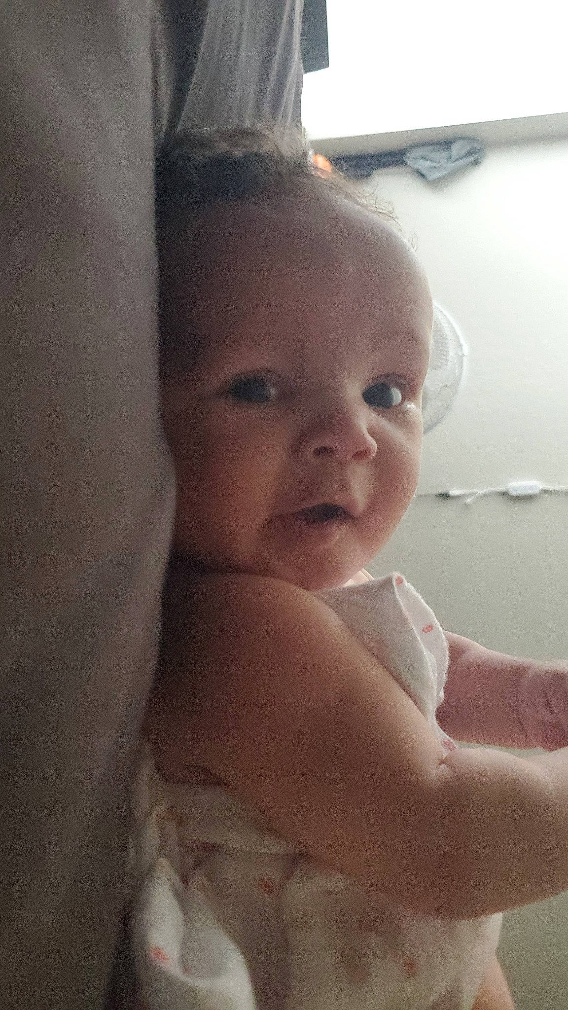 Lucille joined the competition — help win amazing prizes! baby, baby_toddler_clothing, cheek, chest, child, comfort, elbow, eyelash, fun, gesture, hand, happy, iris, lip, neck, person, skin, sleeve, smile, thumb