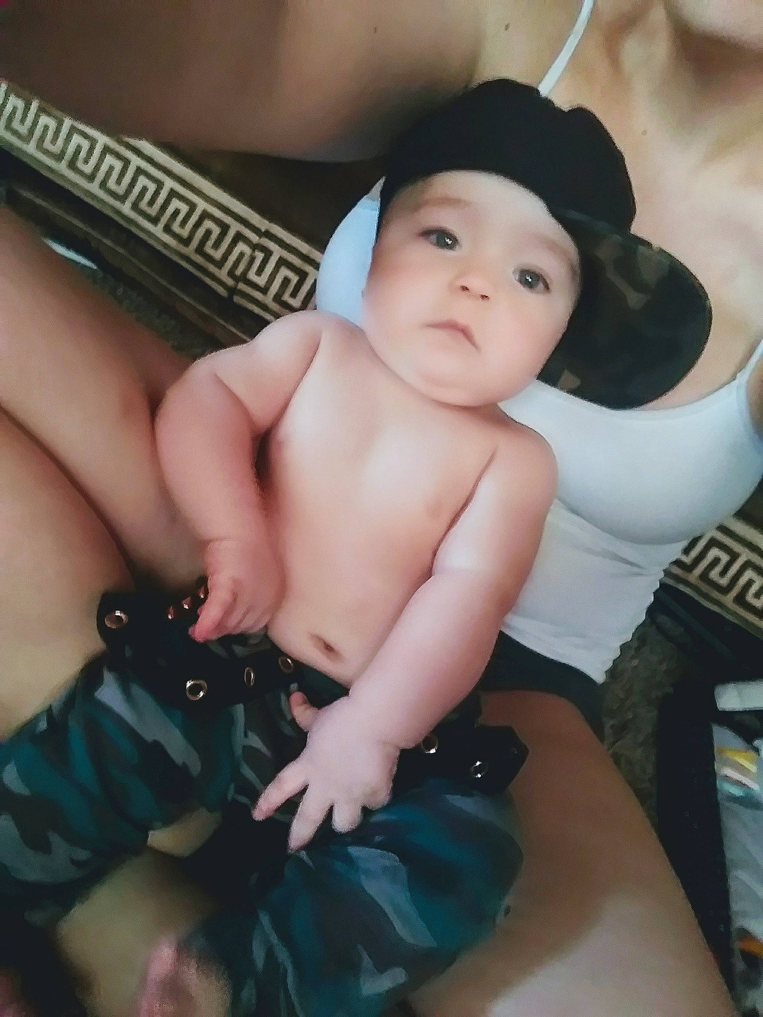 Arrow joined the competition — help win amazing prizes! abdomen, arm, baby, barechested, black_hair, cheek, chest, child, leg, muscle, person, thigh, thumb, toddler, trunk