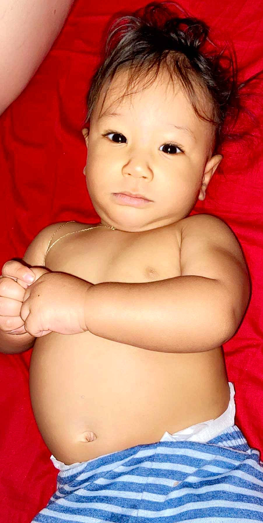 Zyaire is registered to the contest to win money with this photo: abdomen, arm, baby, beauty, cheek, chest, child, child_model, chin, eye, face, finger, lip, muscle, neck, nose, person, skin, stomach, toddler