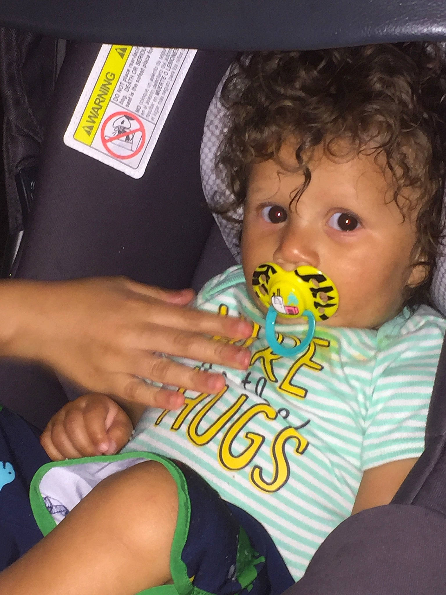 Franklin joined the competition — help win amazing prizes! adaptation, baby_toddler_clothing, black, cheek, chin, cool, eyelash, finger, green, hairstyle, hand, happy, iris, lip, mouth, nose, person, skin, t_shirt, toddler