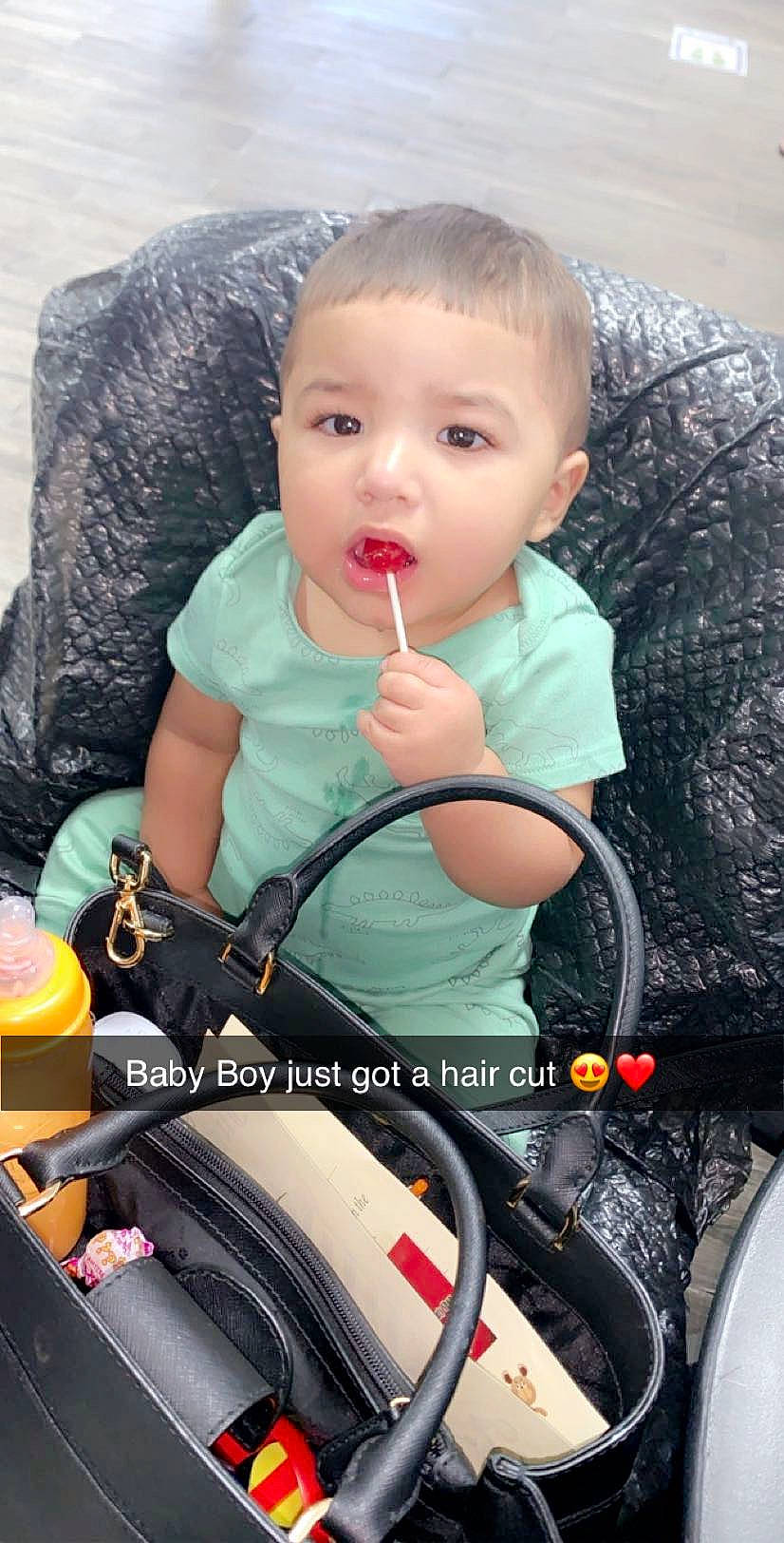 Jaydan joined the competition — help win amazing prizes! auto_part, baby, baby_products, car_seat, child, person, product, seat_belt, steering_wheel, toddler, vehicle