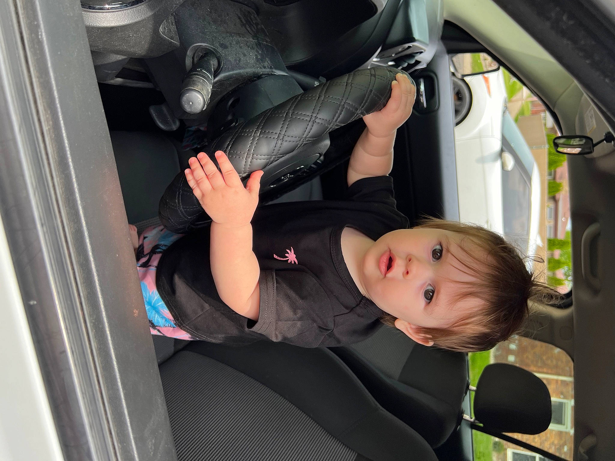 Ryker is registered to the contest to win money with this photo: auto_part, automotive_design, automotive_exterior, baby, baby_carriage, baby_products, car, car_seat, car_seat_cover, child, comfort, family_car, luxury_vehicle, motor_vehicle, person, toddler, tree, vehicle, vehicle_door, window