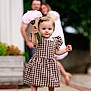 Ellie joined the competition — help win amazing prizes! toddler, child, flower, bouquet, dress, barefoot, outdoor, sidewalk, person, portrait, smile, happy, cute, young, family, nature, greenery, background, people, photography
