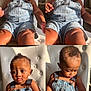 Nyzaun is registered to the contest to win money with this photo: toddler, child, denim_overalls, white_chair, curly_hair, smiling, laughing, pensive, sunlight, shadow, indoor, portrait, cute, baby, skin, expression, seated, furniture, clothing, happy