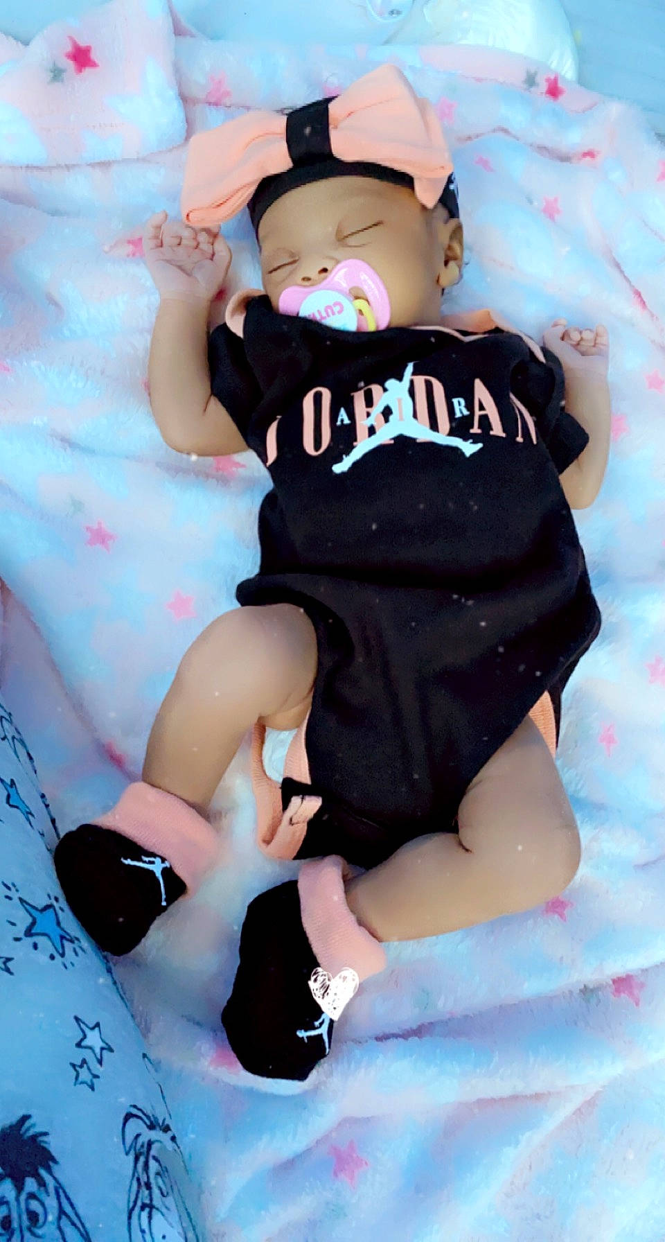 Zaveah joined the competition — help win amazing prizes! baby, baby_toddler_clothing, blue, cool, finger, happy, hat, human_body, knee, leg, photograph, pink, shorts, sleeve, sock, sun_hat, t_shirt, thigh, toddler, white