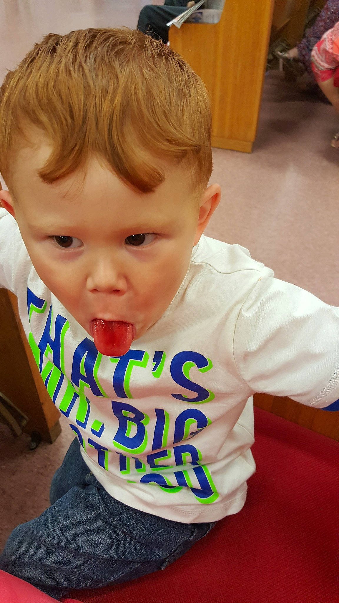 Brendon joined the competition — help win amazing prizes! baby, cheek, child, cool, person, play, toddler