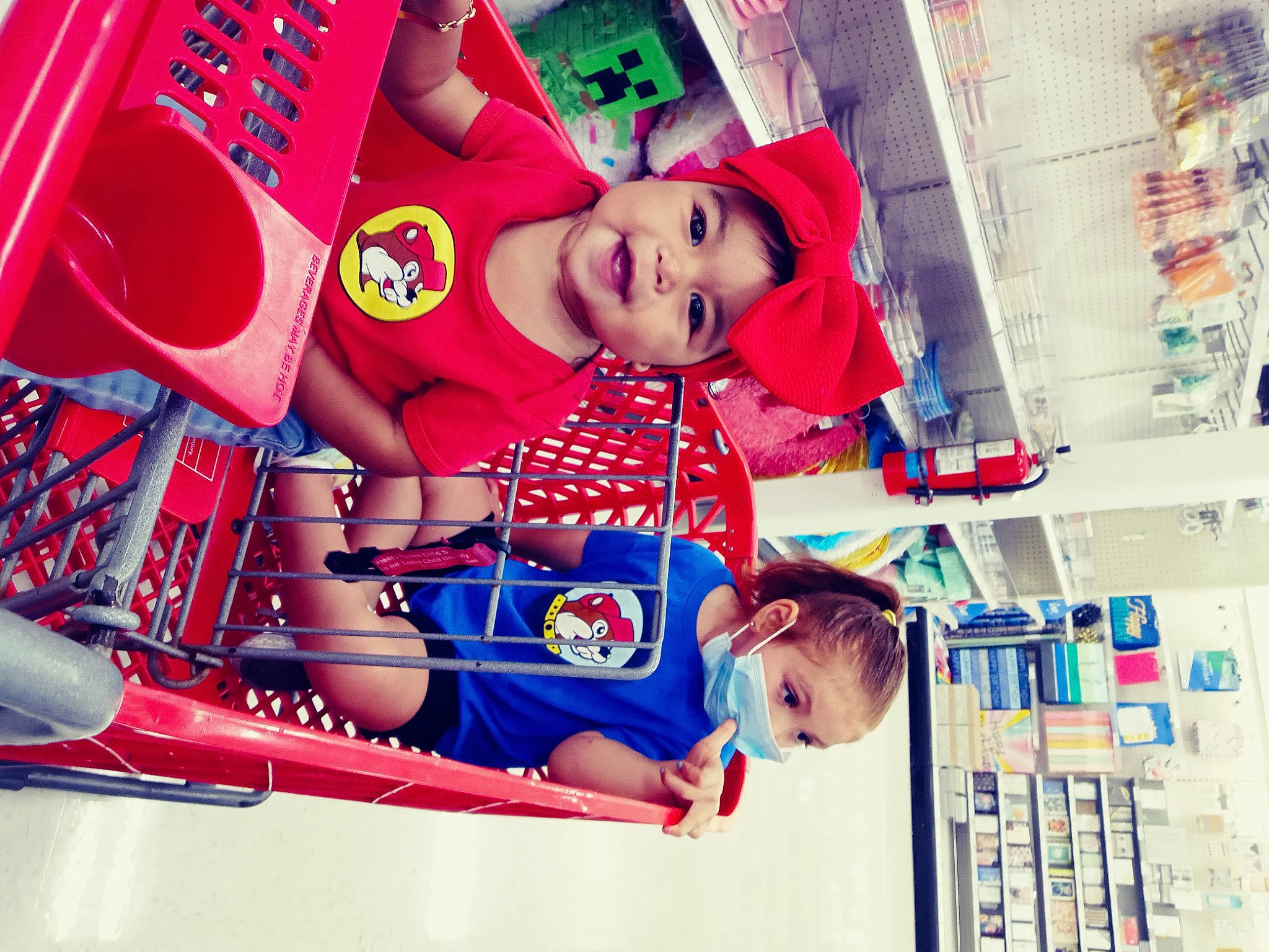 Emilee Gomez is registered to the contest to win money with this photo: carmine, child, electric_blue, eye, fictional_character, fun, happy, hat, headwear, leisure, magenta, person, play, recreation, red, retail, room, smile, toddler, toy