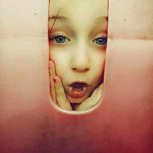 Violet joined the competition — help win amazing prizes! art, eyelash, eyewear, fictional_character, flash_photography, flesh, happy, jaw, laugh, lip, mannequin, nose, paint, portrait_photography, selfie, smile, tints_and_shades, visual_arts, window, wood