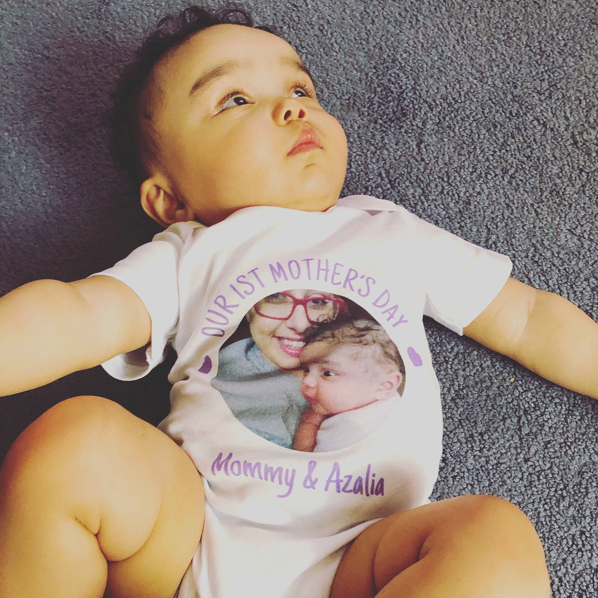 Azalia is registered to the contest to win money with this photo: abdomen, baby, baby_products, baby_toddler_clothing, birth, cheek, child, comfort, finger, human, love, mouth, nail, nose, person, skin, stomach, thumb, toddler